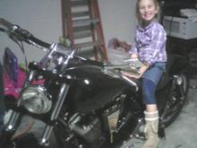 My little girl Harley on my Harley.
