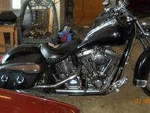 bag on but waiting on my new true dual fishtails to arrive to be sure I got the placement right