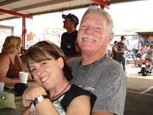 My wife Sandra and myself at Strokers in Dallas.