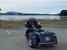 Looking West to the Chilkat Range (White caped mountains "background")