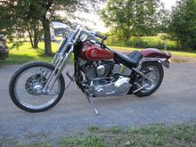 Installed: Lepera Cobra seat, Stock gas caps
Removed: luggage rack, Belt guard covers