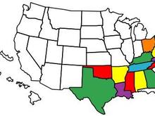 States I've ridden in