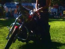 Me and the Red Mistress at steel steeds