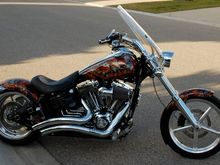 Rocker with rifle windshield