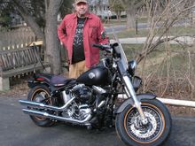 2016 Softail Slim with orange Rimblades