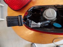 Tail light assy number