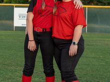 My daughter and my wife, a coach for the team.