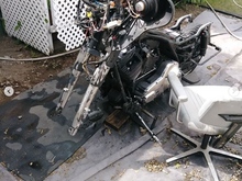 2009 Street Glide. This bike was a ground up rebuild