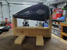 Wooden Fuel Tank Stand - Dyna