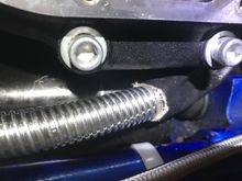 RAN IT INTO THAT BLACK WIRE GOING TWORDS FRONT, ITS SUPER CLEAN THERE NOW, THE OTHER PICS, DIDN'T LOAD YET, TOMORROW I HAVE LOTS OF GREAT PICS TO SHOW..