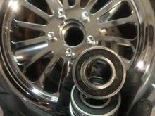 cheap as$ Harley single row bearing in the GARBAGE!!!!