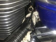 cleaned o2 holes, and com pressed air to clean out...