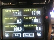I SWITCHED THIS RIGHT, F/R NEXT TO EACH OTHER, WHEN READ 100, ALL SENSORS ARE READING, WHEN I TURN POWER ON THE OTHER 2 READ THE 100, SOMETHING DYNOJET TOLD ME, TO MAKE SURE TARGET TUNE IS WORKING 100 PERCENT!!NICE!!