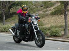 Breast Cancer Ride.  I borrowed a VMax that was totally awesome!