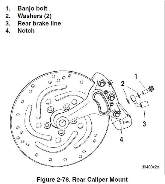 2001 heritage rear brake caliper Harley Davidson Forums