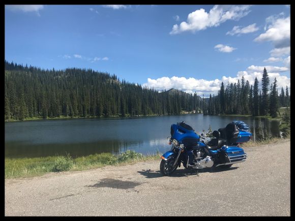 ... there is a nice small lake up here...