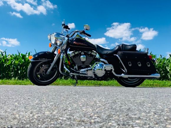 97 RK, leather saddlebags 