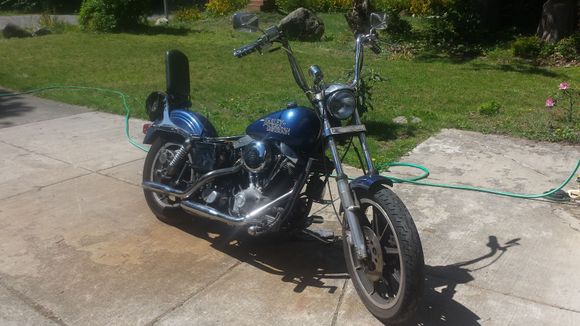 This is when i first got her home. Been riding on/off and working out the bugs for about a year now.