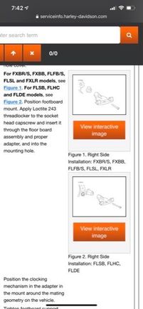 Screenshot of instructions. Again kind of confusing because of the saddlebag guards. 