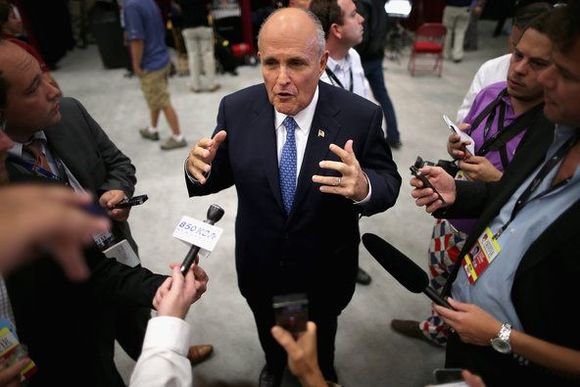 Former Mayor Rudolph W. Giuliani of New York on Thursday defended his assertion that President Obama did not love America, and said that his criticism of Mr. Obama’s upbringing should not be considered racist because the president was raised by “a white mother.” too funny. Politics would be so fk'n boring without guys like Rudy!