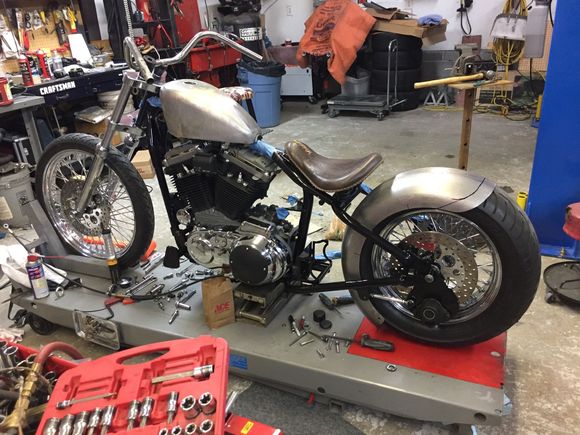 I’ve had these handlebars since the early 70’s. I knew one day they would be comfortable on some bike. Really glad I kept them.