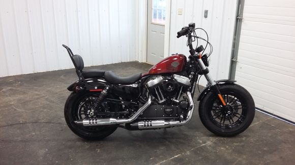 Cleaned her up today.