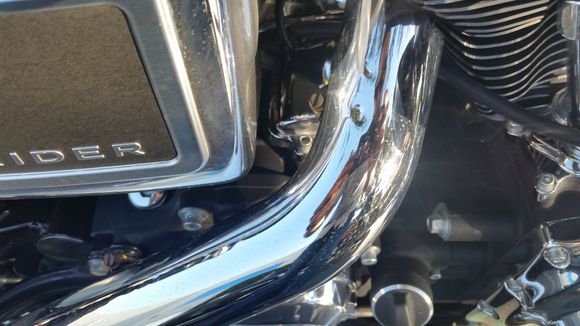 Dent in Heat Shield
