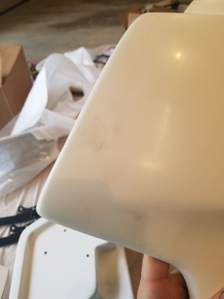 spider cracking and finger prints. again, nothing really wrong,