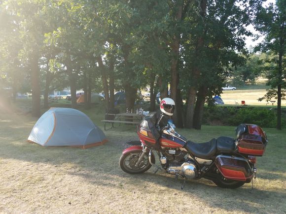 Camp in the Black Hills