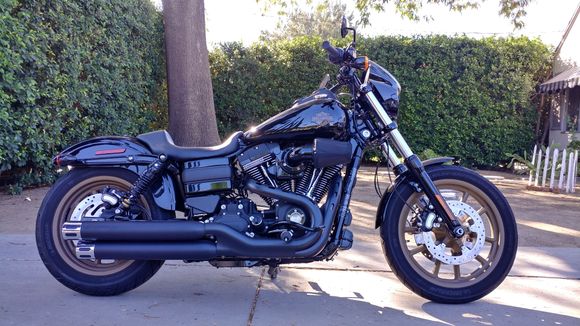 These are the SE Fat Bob slipons. Deep and rumbly, not too loud...nice bark when twist.