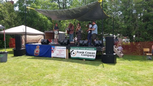 A brief stop at the Legion Beer Tent.