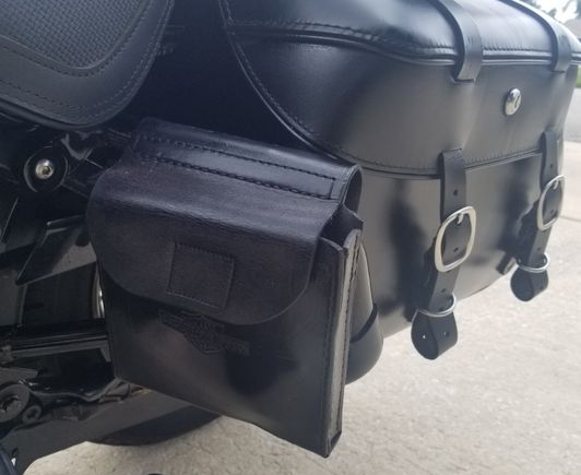 Custom Leathewr Puck Holster