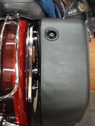 With bags fitted