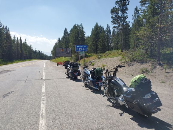 Entering Idaho from Montana 