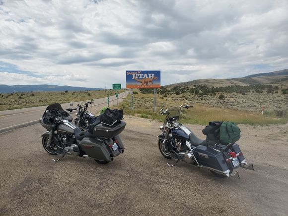 Entering Utah from Wyoming 