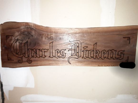 A gift for my favourite local pub! If its hung on the wall in plain sight as a decoration, that means my work gets exposure... thats thinkin.

Even if they dont, im glad to give it to them.