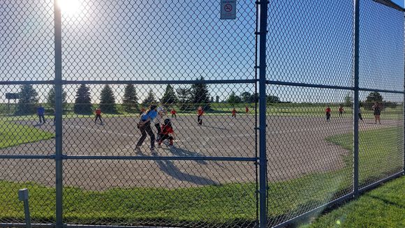 My granddaughter had a softball game at 5:30pm, so I made that part of my ride.