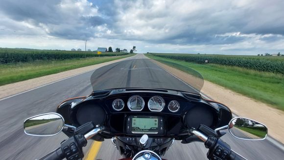 On a long and lonesome highway, east of Omaha.....
