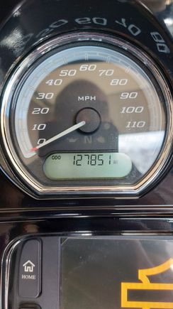 9,750 miles on the Ultra, so far, this season, which may or may not be over. Cold weather is in our forecast. Like 32° for a high cold. Oh well, i have my guitars.