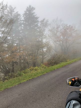 Approaching Mt. Mitchell 