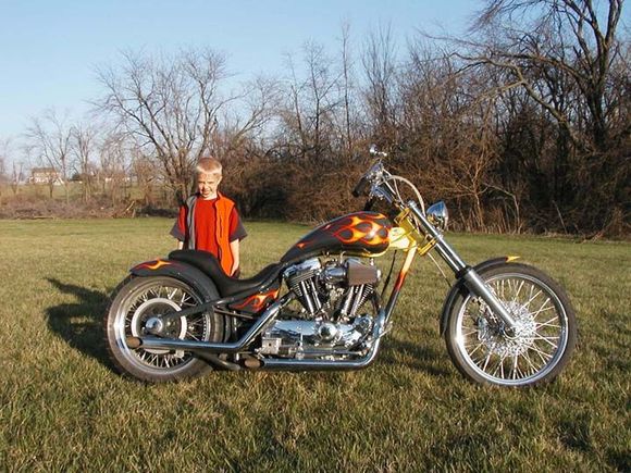 Hardtail #2 My boy, Max, and the bike about 2002.