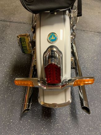 filled plate bracket holes using a motodog medallion mount.