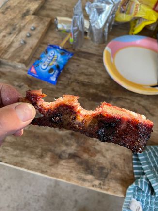 Post Oak smoked Pork Ribs

