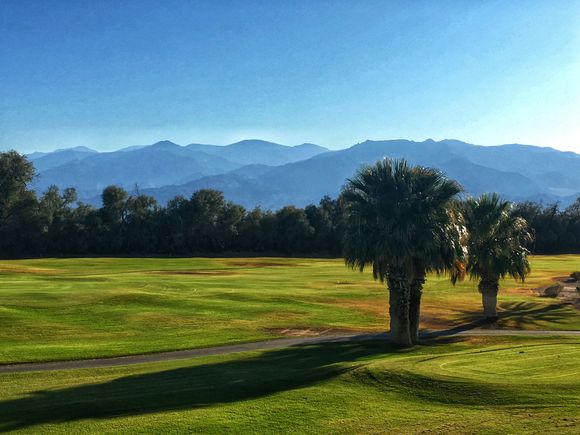 The golf course outside my room.
