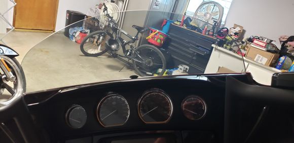 8" Long Ride Shields windshield with light tint. Fits 2014 and newer. $85 shipped to lower 48.