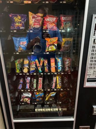 Gotta love a snack machine in a hotel