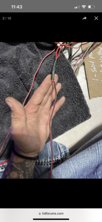 This red and black striped goes 2-1 and the two ends one is connect to the fuse box and the other to the Solenoid. So where does the one end go? 