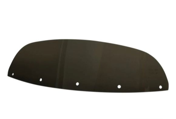 Smooth and drill holes to match.