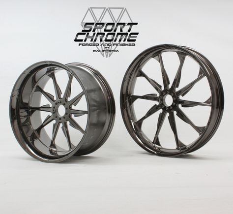 Black Chrome Plated Wheels