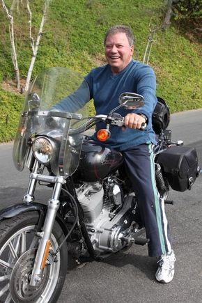 Captain Kirk rides a Dyna